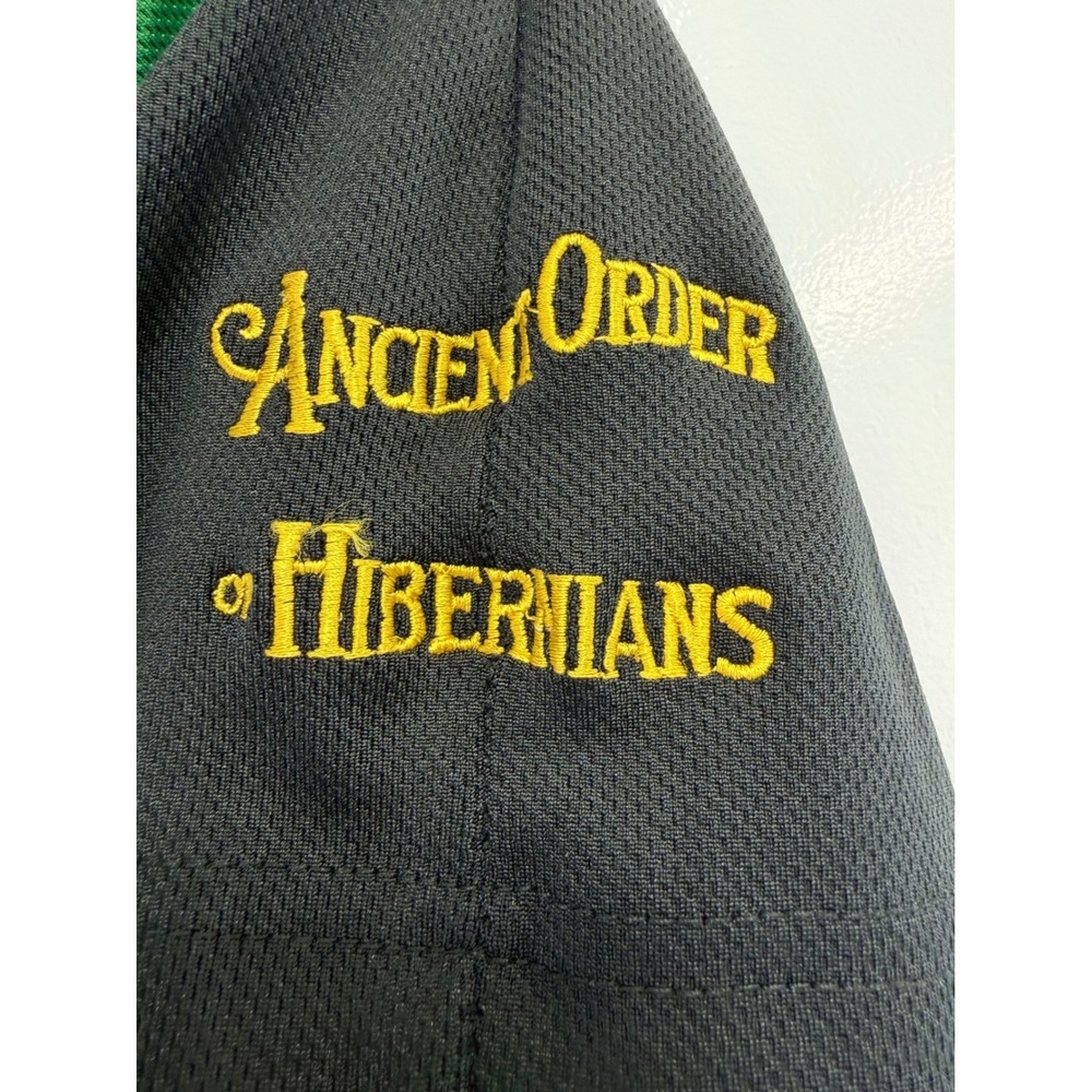 Silky Sullivan Ireland Rugby Jersey Mens XL Black Green Ancient Order Hibernians - Picture 3 of 8
